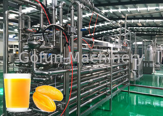 安全マンゴ ジュースの製造プラント ジュースのプロセス用機器1時間あたりの1 - 20トン