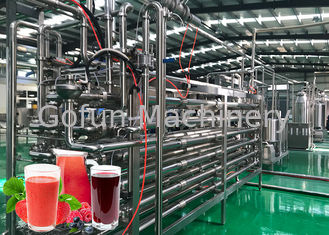非常にオートメーションのフルーツの加工ライン飲料の生産ライン20T/日容量