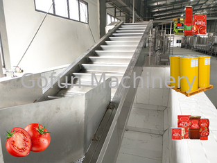 ステンレス鋼の304物質的なトマトのりソース濃縮物の加工ライン水セービング
