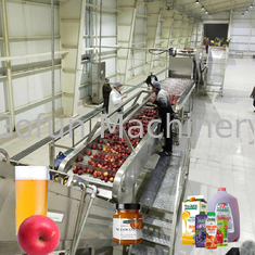 自動りんごジュースの濃縮物の加工ラインは380Vワンストップ サービスを統合した