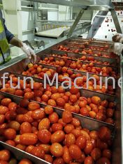 220v / カスタマイズされたトマトの加工ライン フルーツの込み合いの生産ライン省エネ