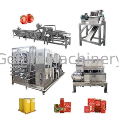 食品グレード SUS304 トマト生産ライン オーダーメイド 100T/D